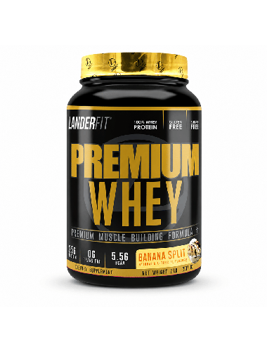 Proteína Whey LanderFit Premium 2 lbs Banana Split | NutriZone