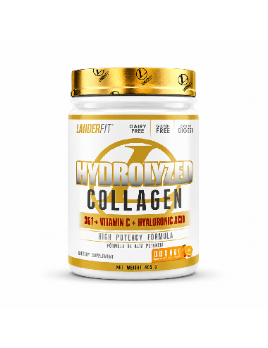 Colágeno Hidrolizado LanderFit en Polvo 405 g Orange | NutriZone