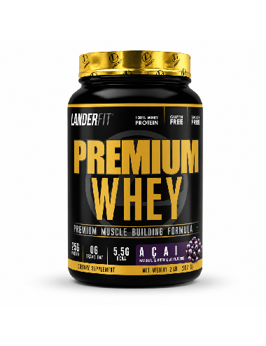 Proteína Whey LanderFit Premium 2 lbs Acai | NutriZone